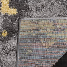 Load image into Gallery viewer, Genesy Abstract Area Rug in Gray/Yellow 8 x 10

