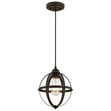 Load image into Gallery viewer, Oil Rubbed Bronze Genna 1 - Light Lantern Globe Pendant (ND193)
