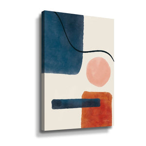 12" H x 8" W x 2" D Geo Abstract I - Painting on Canvas