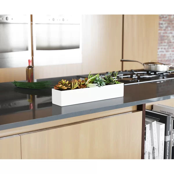 Geo Series Galvanized Steel Planter Box 3 x 16 x 3.5