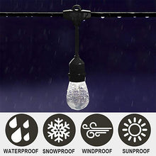 Load image into Gallery viewer, Georgetta 48&#39; Outdoor 15 - Bulb Standard String Light #1886HW

