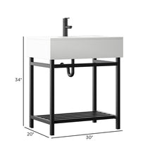Load image into Gallery viewer, Geraghty 30” Single Bathroom Vanity Set *as-is*

