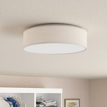 Load image into Gallery viewer, Geren 1 - Light 15&#39;&#39; Shaded Drum LED Flush Mount 3040AH
