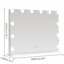 Load image into Gallery viewer, Gerlad Beveled Frameless Lighted Vanity Mirror 17x 22.8
