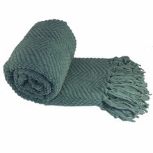 Load image into Gallery viewer, 50&quot; W x 60&quot; L Silver Blue Gerth Blanket
