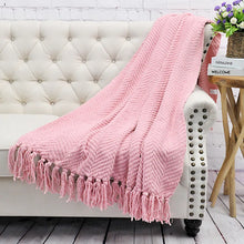 Load image into Gallery viewer, 60&quot; W x 80&quot; L Candy Pink Gerth Blanket
