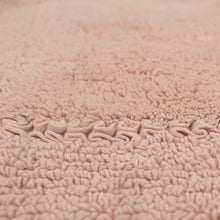 Load image into Gallery viewer, Ghufran Ruffle Rectangle 100% Cotton Bath Rug
