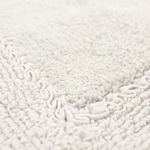 Load image into Gallery viewer, White Ghufran Ruffle Rectangle 100% Cotton Bath Rug, 17&#39;&#39; x 24&#39;&#39;
