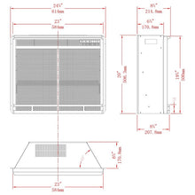 Load image into Gallery viewer, Gibbs Flat Electric Fireplace Insert MR55
