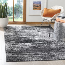 Load image into Gallery viewer, Gicelle Abstract Silver/Black Area Rug 8&#39; x 10&#39;
