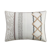 Load image into Gallery viewer, Gillan Taupe Microfiber 7 Piece Comforter Set, King
