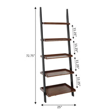 Load image into Gallery viewer, Gilliard 72.75&#39;&#39; H x 25&#39;&#39; W Ladder Bookcase
