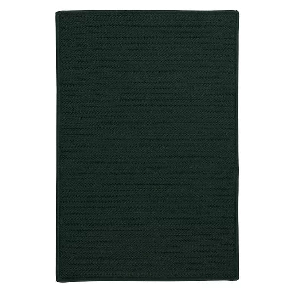 Gilmour Braided Area Rug in Dark Green 3' x 5'