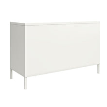 Load image into Gallery viewer, White Gioia 25.2&#39;&#39; Tall Steel 2 - Door Accent Cabinet
