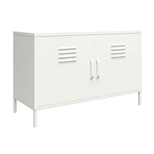 Load image into Gallery viewer, White Gioia 25.2&#39;&#39; Tall Steel 2 - Door Accent Cabinet
