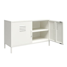 Load image into Gallery viewer, White Gioia 25.2&#39;&#39; Tall Steel 2 - Door Accent Cabinet
