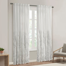 Load image into Gallery viewer, Gladeview Embroidered Branch Rod Pocket Curtain Panel (Set of 2)
