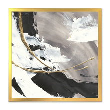 Load image into Gallery viewer, 30&quot; H x 30&quot; W x 1&quot; D Glam Painted Arcs II - Picture Frame Print on Canvas
