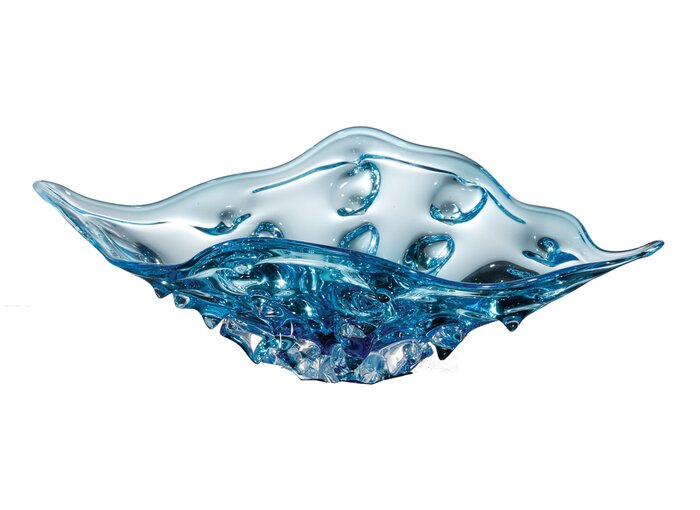 Hand blown Glass Decorative Bowl #2372HW