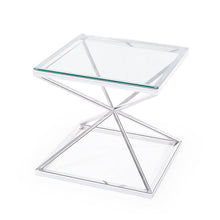 Load image into Gallery viewer, Glass Frame End Table 2056AH
