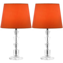 Load image into Gallery viewer, Laurie 16&quot; Clear/Glass Table Lamp Set (Set of 2) 519CDR
