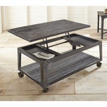 Load image into Gallery viewer, Glastonbury Lift Top Wheel Coffee Table with Storage
