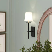 Load image into Gallery viewer, 14&#39;&#39; H x 4.5&#39;&#39; W x 5.75&#39;&#39; D Black/White Glaucia Wallchiere

