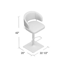 Load image into Gallery viewer, Glick Pelfrey Adjustable Height Swivel Bar Stool, Color: Black, #6409
