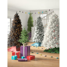 Load image into Gallery viewer, 4.5&#39; Glittery White Artificial Fir Christmas Tree with Lights
