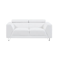 Load image into Gallery viewer, Global Furniture USA White Loveseat 5855RR
