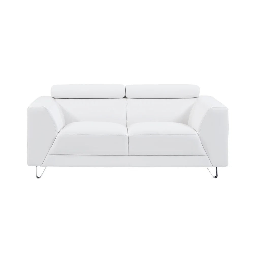 Global Furniture USA White Loveseat 5855RR