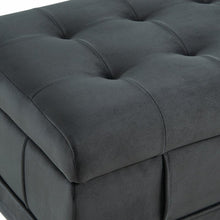 Load image into Gallery viewer, Gloria 52&#39;&#39; Wide Velvet Tufted Rectangle Storage Ottoman with Storage 7751RR

