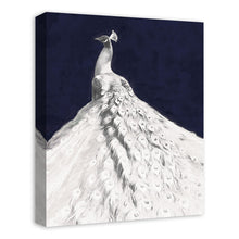 Load image into Gallery viewer, 20&#39;&#39; H x 16&#39;&#39; W Glorious White Peacock 2 Wrapped Canvas Print
