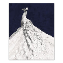 Load image into Gallery viewer, 20&#39;&#39; H x 16&#39;&#39; W Glorious White Peacock 2 Wrapped Canvas Print
