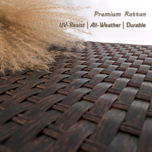 Load image into Gallery viewer, Glouster Wicker/Rattan 2 - Person Seating Group with Cushions, (Set of 3)
