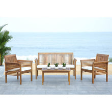 Load image into Gallery viewer, Glynn Solid Wood 4 - Person Seating Group with Cushions 5781RR
