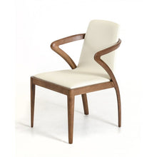 Load image into Gallery viewer, Godfrey Upholstered Arm Chair in Cream

