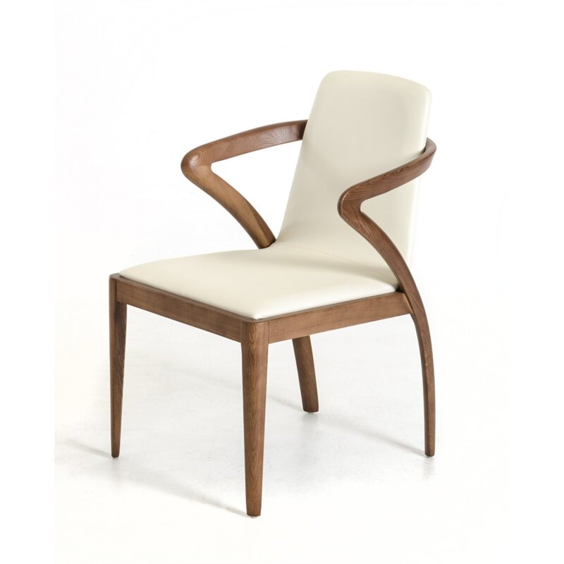 Godfrey Upholstered Arm Chair in Cream