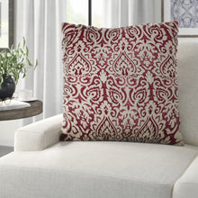 Load image into Gallery viewer, Godines Cotton Damask Throw Pillow (Set of 2) GL1085
