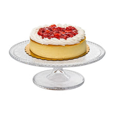 Load image into Gallery viewer, Godinger Claro Footed Cake Stand
