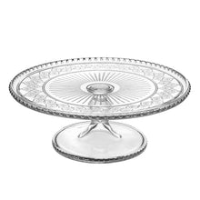 Load image into Gallery viewer, Godinger Claro Footed Cake Stand

