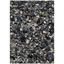 Load image into Gallery viewer, Godsey Handmade Handwoven Area Rug in Dark Grey/Multi, Rectangle 2&#39;3&quot; x 3&#39;9&quot;
