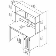 Load image into Gallery viewer, Goguen Desk with Hutch
