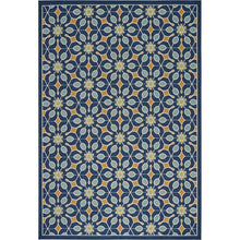 Load image into Gallery viewer, Monterey Geometric Navy/Blue/Gold Area Rug 3656RR
