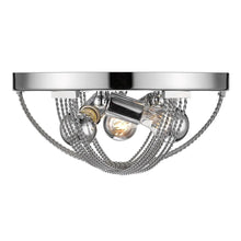 Load image into Gallery viewer, Golden Lighting&#39;s Carter Flush Mount #7001-FM CH 5122RR
