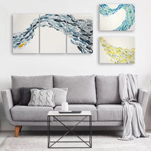 Load image into Gallery viewer, Goldfish by Norman Wyatt Jr. - 3 Piece Wrapped Canvas Print
