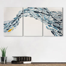 Load image into Gallery viewer, Goldfish by Norman Wyatt Jr. 3 Piece Wrapped Canvas Print
