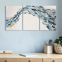 Load image into Gallery viewer, Goldfish by Norman Wyatt Jr. 3 Piece Wrapped Canvas Print
