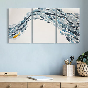 Goldfish by Norman Wyatt Jr. 3 Piece Wrapped Canvas Print