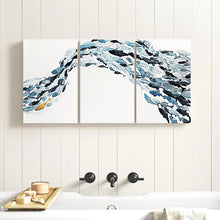 Load image into Gallery viewer, Goldfish by Norman Wyatt Jr. 3 Piece Wrapped Canvas Print
